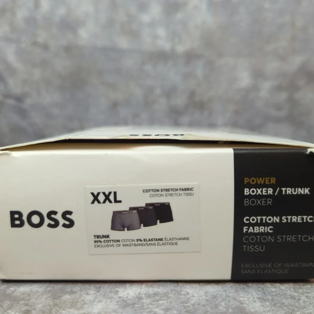 Hugo Boss Hugo Trunk 3P Power 3 Pack 2XL Boxerbriefs Boxershort Cotton Stretch
